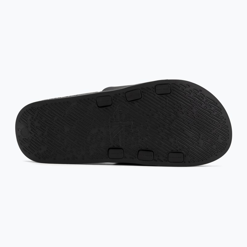 Klapki męskie Calvin Klein HM0HM02229 Ess Rubber Neoprene triple black 4