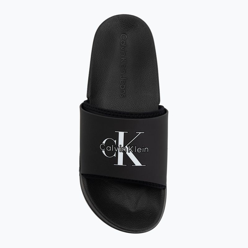 Klapki męskie Calvin Klein HM0HM02229 Ess Rubber Neoprene triple black 5