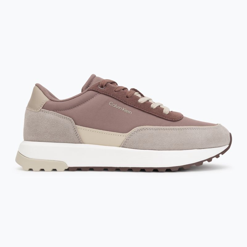 Buty męskie Calvin Klein HM0HM02144 City Runner Laceup Nylon Mix muddy brown/desert taupe/oatmeal 2