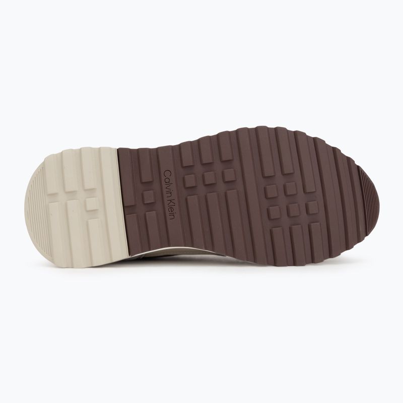 Buty męskie Calvin Klein HM0HM02144 City Runner Laceup Nylon Mix muddy brown/desert taupe/oatmeal 4