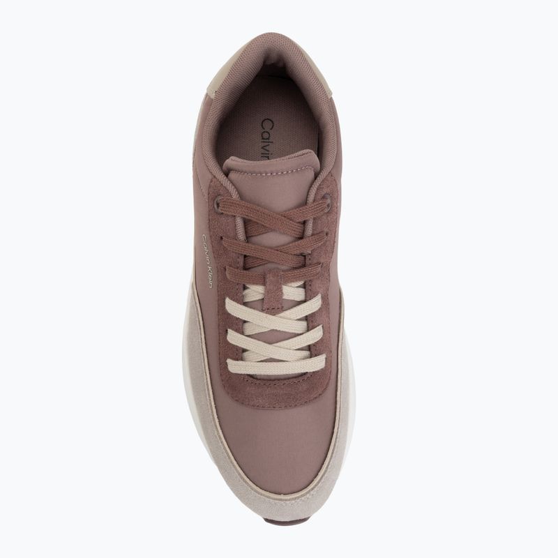 Buty męskie Calvin Klein HM0HM02144 City Runner Laceup Nylon Mix muddy brown/desert taupe/oatmeal 5