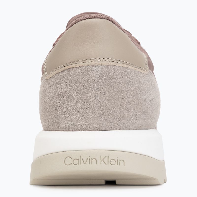 Buty męskie Calvin Klein HM0HM02144 City Runner Laceup Nylon Mix muddy brown/desert taupe/oatmeal 6