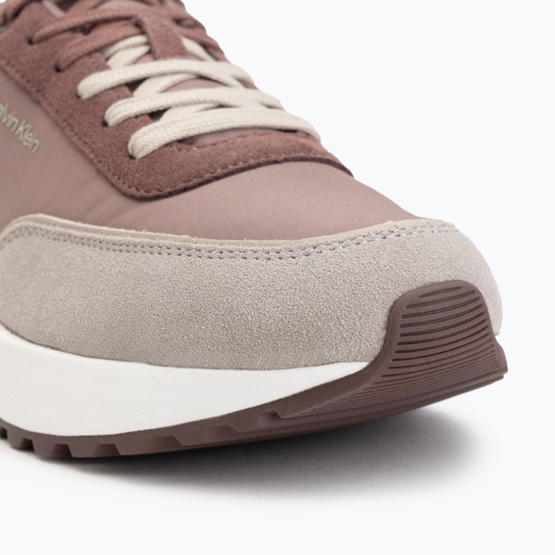 Buty męskie Calvin Klein HM0HM02144 City Runner Laceup Nylon Mix muddy brown/desert taupe/oatmeal 7