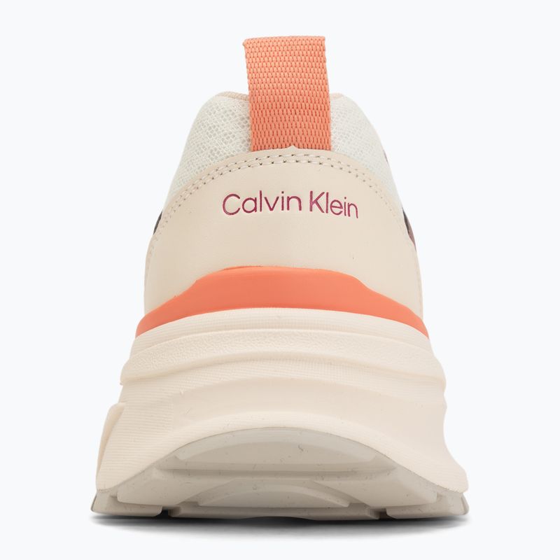 Buty damskie Calvin Klein HW0HW03002 Hike Run Ckstripe Mesh off white/oatmeal/dusty rose 6