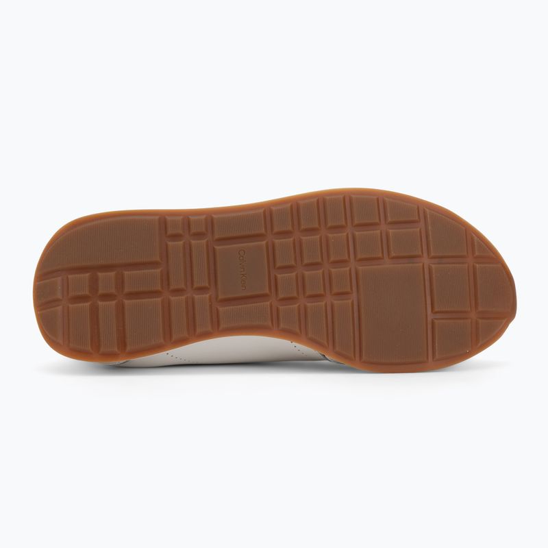Buty damskie Calvin Klein HW0HW02994 Retro Runner Sock Patch Leather bright white/black 4