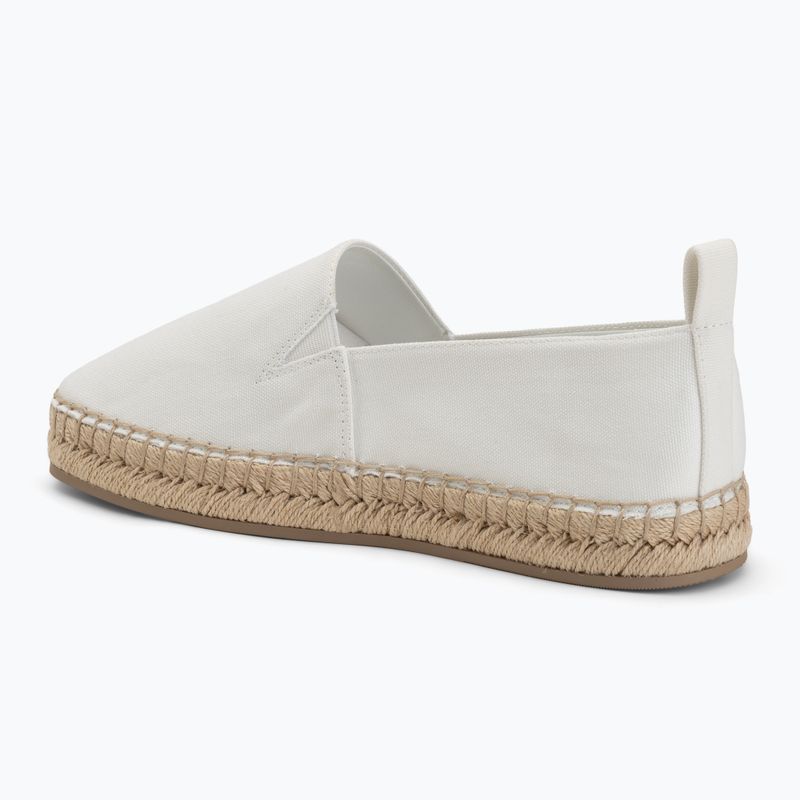 Espadryle damskie Calvin Klein HW0HW02931 Oblique Canvas off white 3