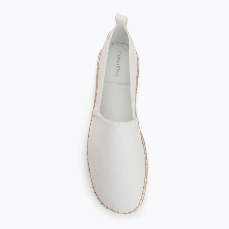 Espadryle damskie Calvin Klein HW0HW02931 Oblique Canvas off white 5