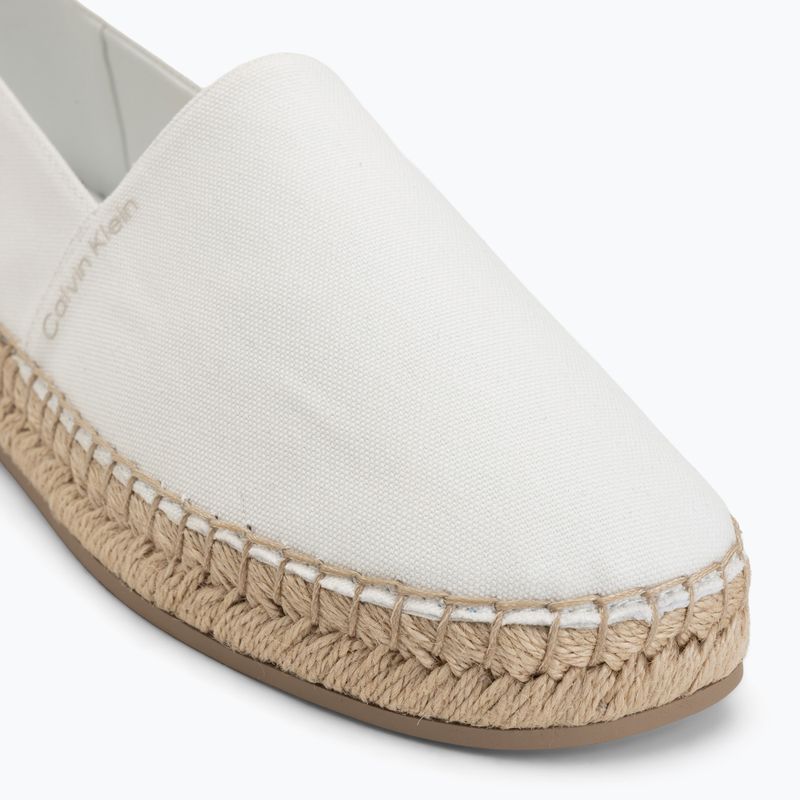 Espadryle damskie Calvin Klein HW0HW02931 Oblique Canvas off white 7