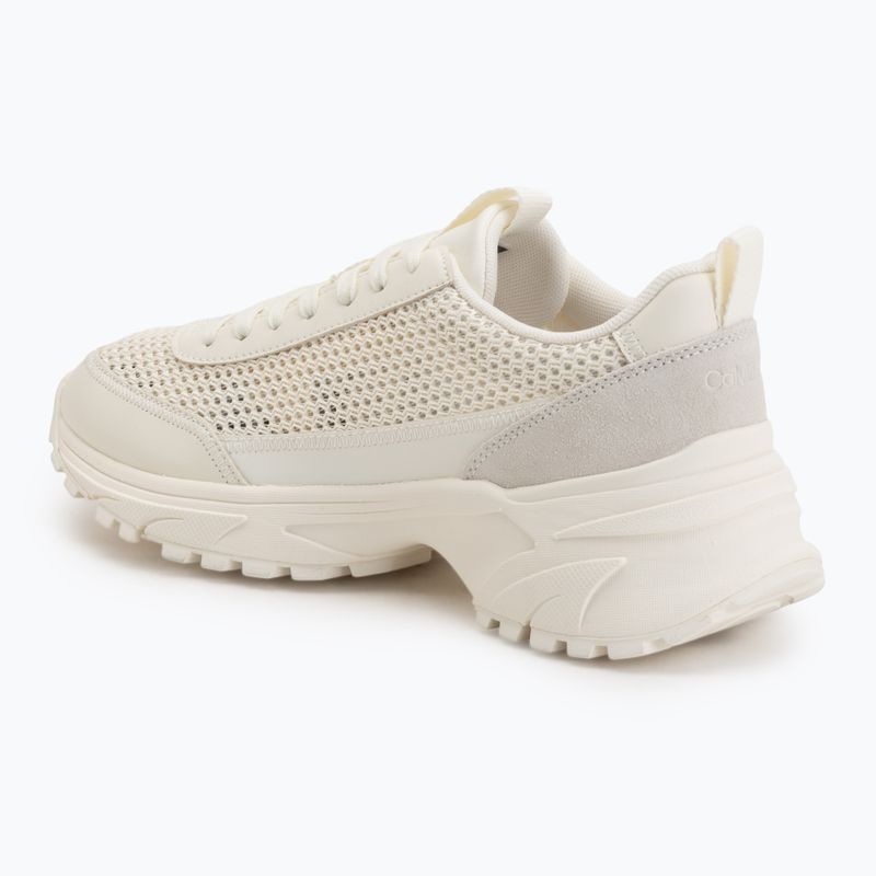 Buty damskie Calvin Klein HW0HW03000 Hike Runner Lup Lin Mesh marshmallow 3