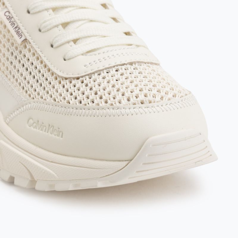 Buty damskie Calvin Klein HW0HW03000 Hike Runner Lup Lin Mesh marshmallow 7