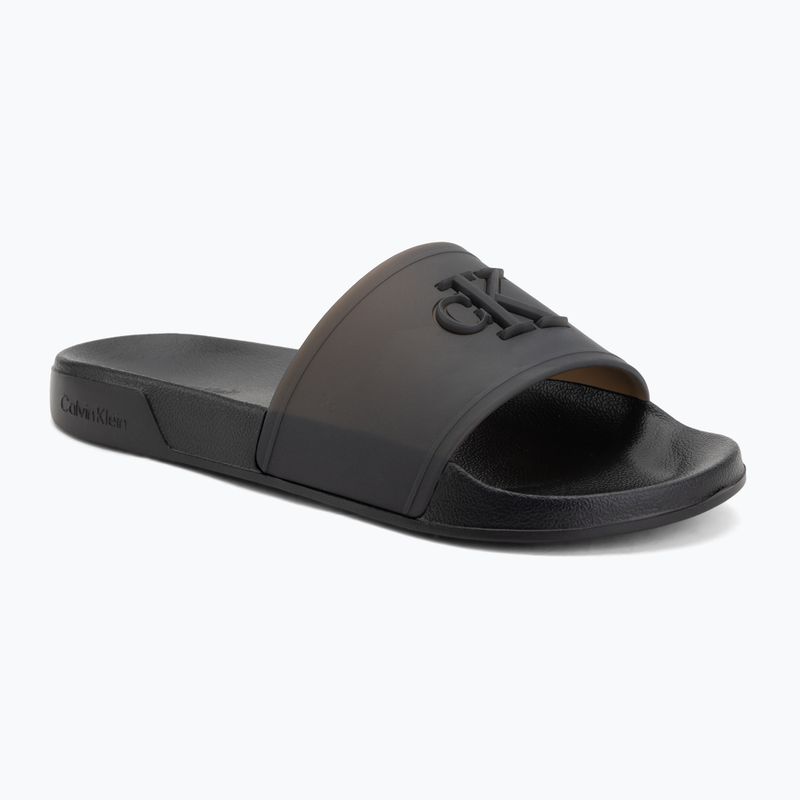 Klapki damskie Calvin Klein HW0HW02959 Ess triple black