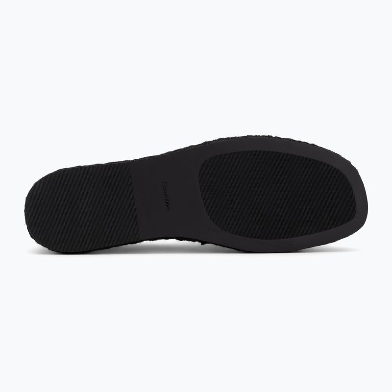 Espadryle damskie Calvin Klein HW0HW02934 Oblique Webbing triple black 4