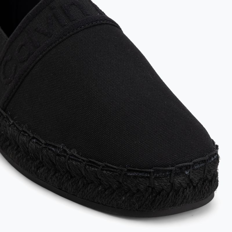 Espadryle damskie Calvin Klein HW0HW02934 Oblique Webbing triple black 7