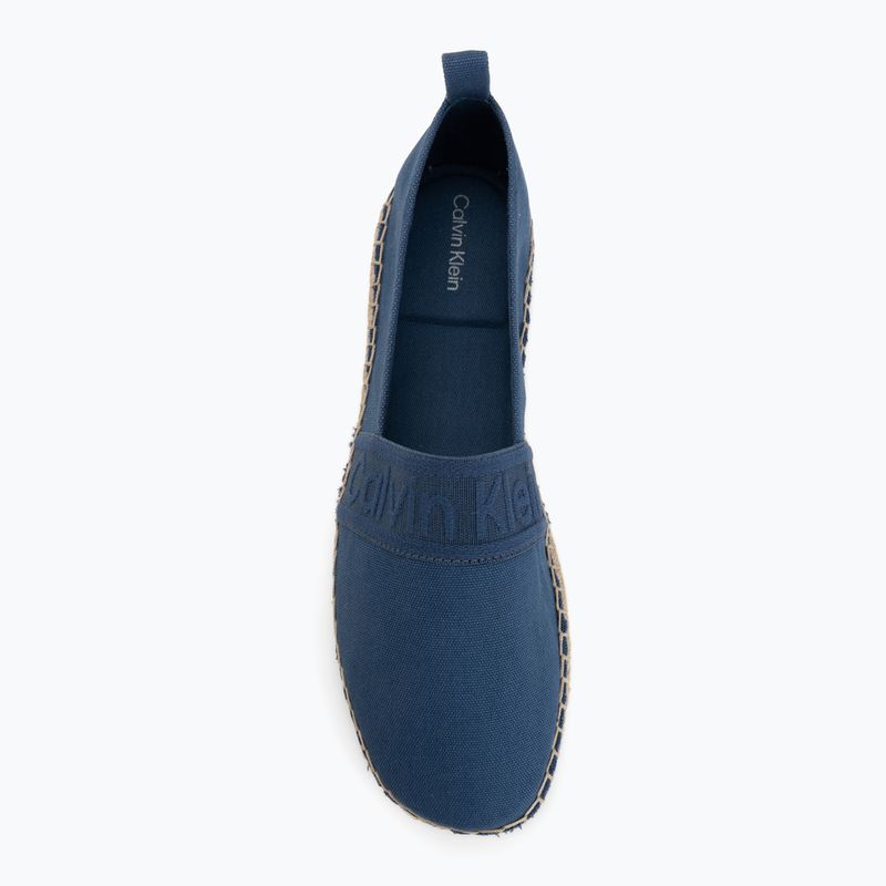 Espadryle damskie Calvin Klein HW0HW02934 Oblique Webbing key largo 5