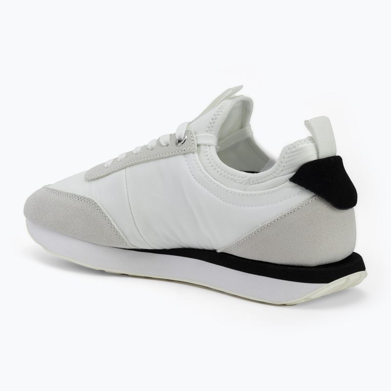 Buty damskie Calvin Klein YW0YW02060 Retro Runner Sock Laceup Mix Mat bright white/black/marshmallow 3