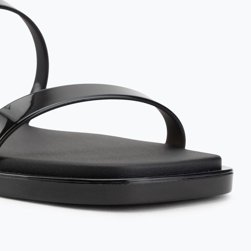 Klapki damskie Calvin Klein HW0HW02963 Jelly Doub Bar Shiny triple black 7