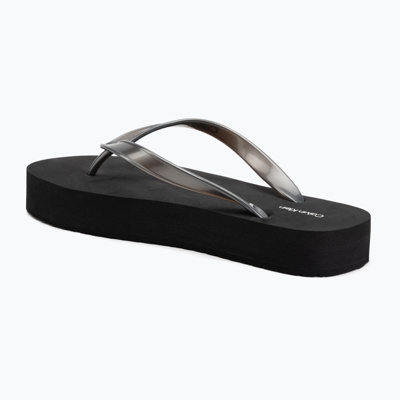 Japonki damskie Calvin Klein HW0HW03120 Flatform triple black 3