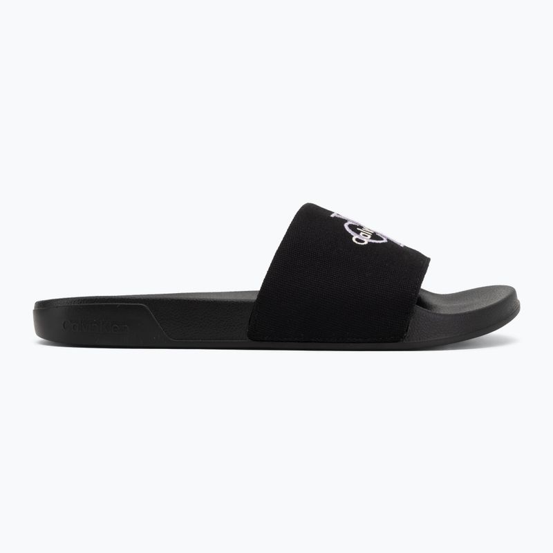 Klapki Calvin Klein HW0HW02958 Ess black/soft levander 2