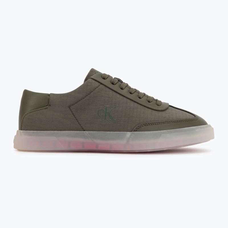 Buty damskie Calvin Klein HW0HW02977 Low Pro Cups Laceup Ripst deep lichen green/pink yarrow 2