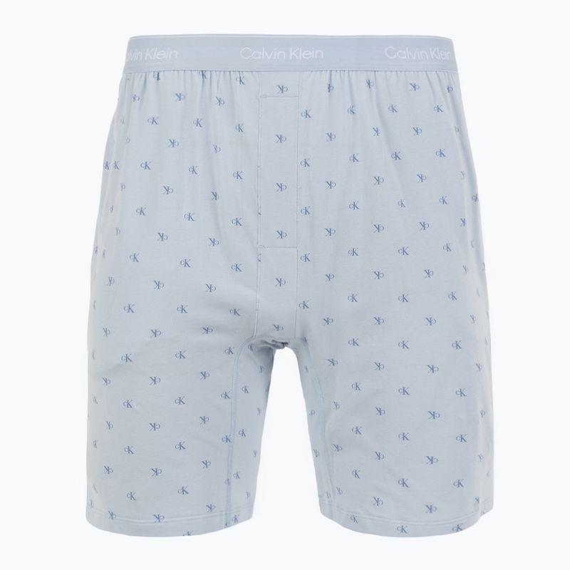 Piżama męska Calvin Klein LV00NM2900 breezy blue top w/diamond logo 6