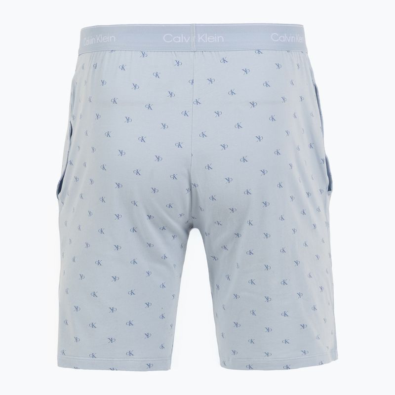 Piżama męska Calvin Klein LV00NM2900 breezy blue top w/diamond logo 7
