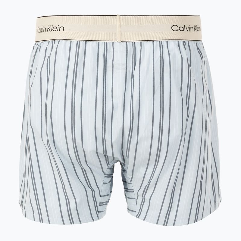 Bokserki Calvin Klein LV00NM2945 Boxer Trad majorca stripe breezy blue 2