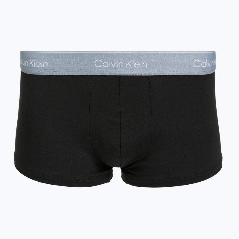 Bokserki męskie Calvin Klein LV00NB4390 Low Rise Trunk 5 par black wb/blue descent wb/green bi/kahki 2