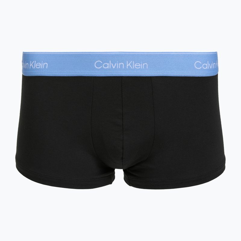 Bokserki męskie Calvin Klein LV00NB4390 Low Rise Trunk 5 par black wb/blue descent wb/green bi/kahki 4