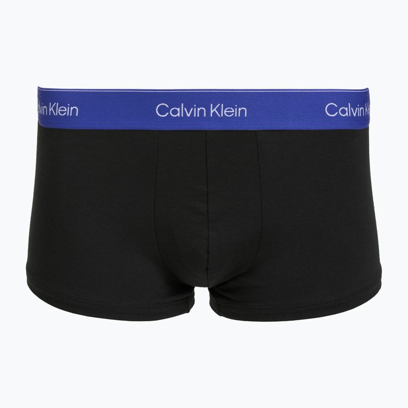 Bokserki męskie Calvin Klein LV00NB4390 Low Rise Trunk 5 par black wb/blue descent wb/green bi/kahki 5