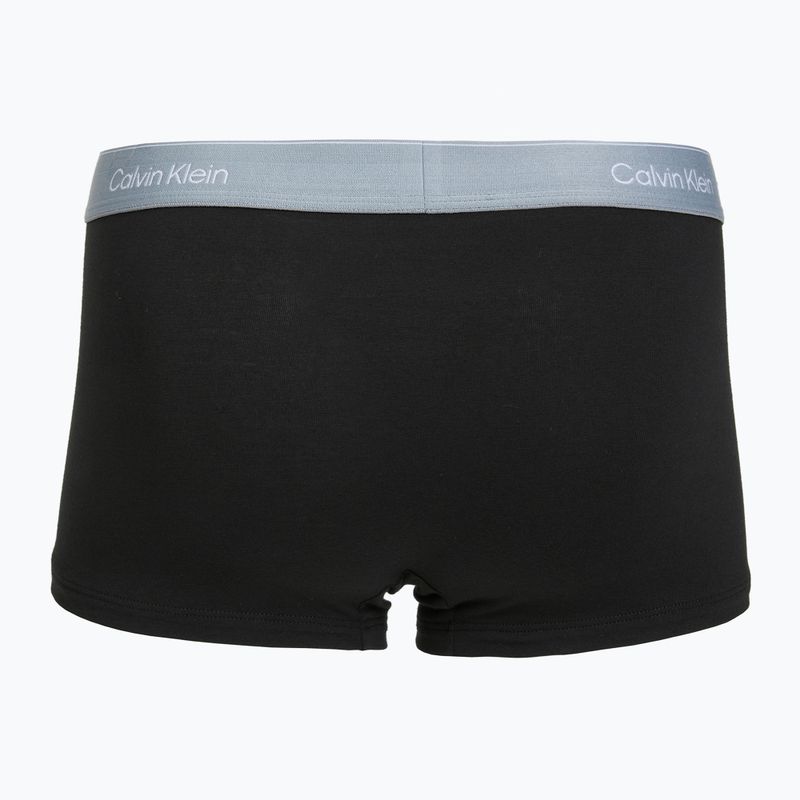 Bokserki męskie Calvin Klein LV00NB4390 Low Rise Trunk 5 par black wb/blue descent wb/green bi/kahki 7