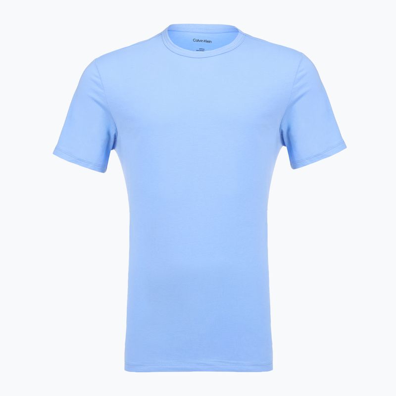 Koszulka męska Calvin Klein LV00NB4185 Crew Neck 3 szt. black w blue descent emb/blue desce 7