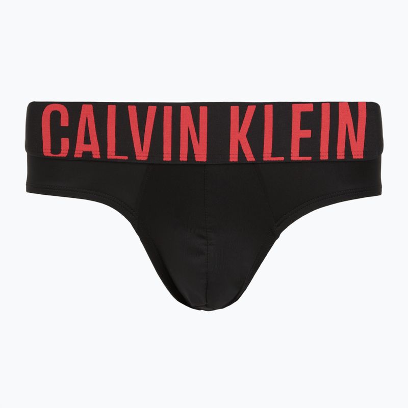 Slipy męskie Calvin Klein 000NB3610A Hip Brief 3 pary black w/ombre blue logo/black w/c 6