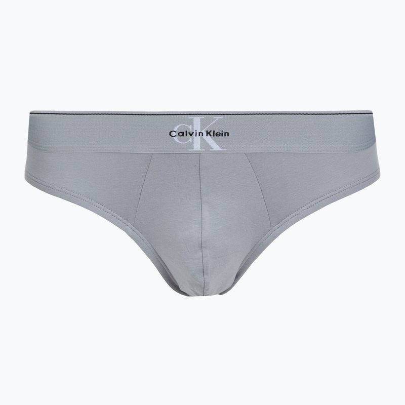 Slipy męskie Calvin Klein LV00NB4471 Hip Brief 3 pary black/misty grey/white 3