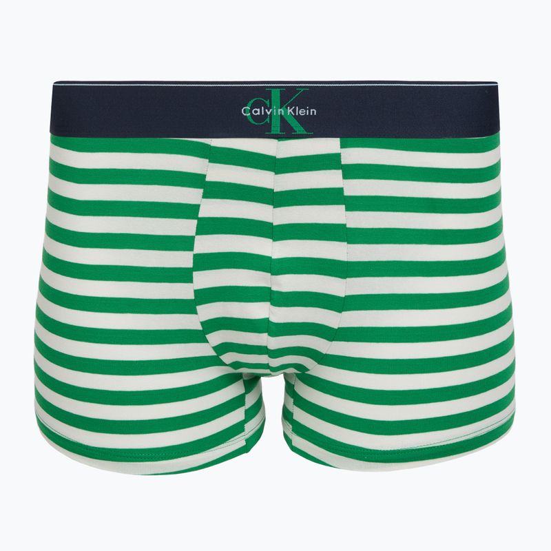 Bokserki męskie Calvin Klein LV00NB4472 Trunk 3 pary shoreline/mardi gras green/cent s 3