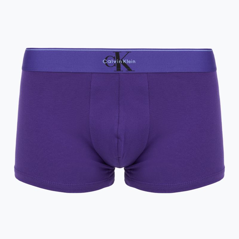 Bokserki męskie Calvin Klein LV00NB4472 Trunk 3 pary black w/blue river fog/blue river 5