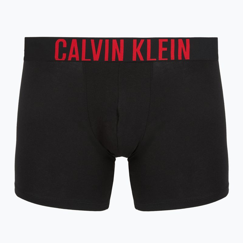 Bokserki Calvin Klein 000NB3609A Boxer Brief 3 pary black w/oatmeal logo/black w/age 4