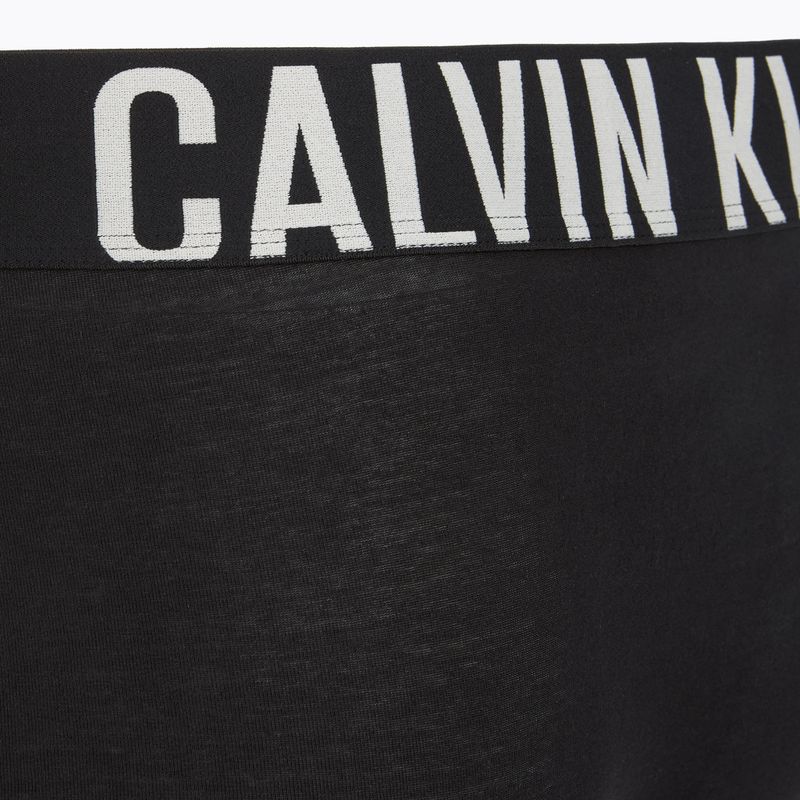 Bokserki Calvin Klein 000NB3609A Boxer Brief 3 pary black w/oatmeal logo/black w/age 6