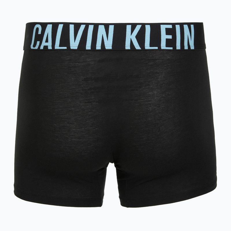 Bokserki Calvin Klein 000NB3609A Boxer Brief 3 pary black w/harbor mist logo/black w 3