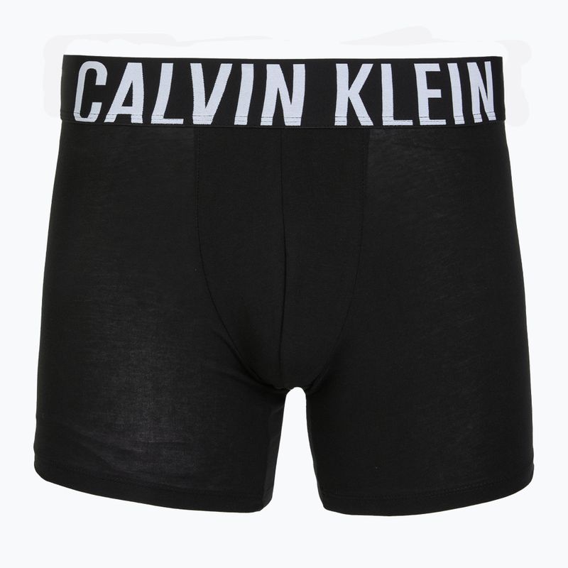Bokserki Calvin Klein 000NB3609A Boxer Brief 3 pary black w/harbor mist logo/black w 6
