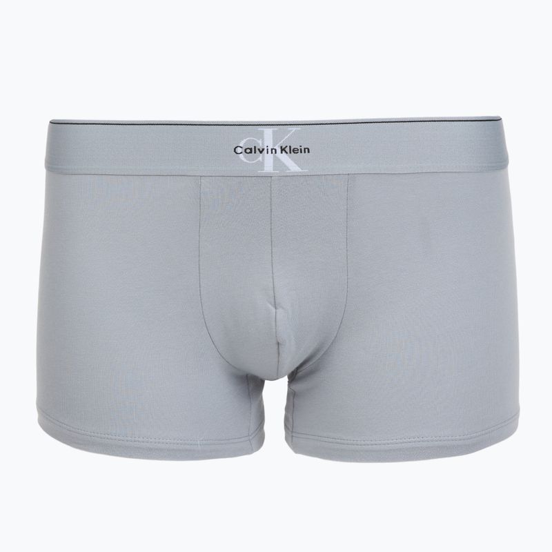 Bokserki męskie Calvin Klein LV00NB4472 Trunk 3 pary black/misty grey/white 5