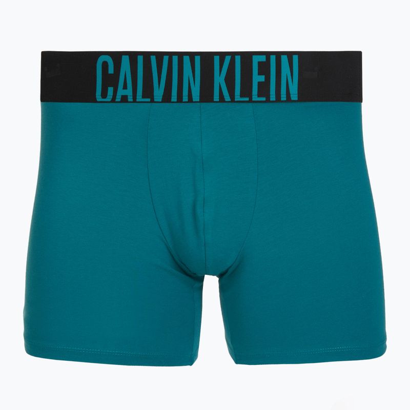 Bokserki Calvin Klein 000NB3609A Boxer Brief 3 pary oatmeal/aged redwood/bright turquoi 3