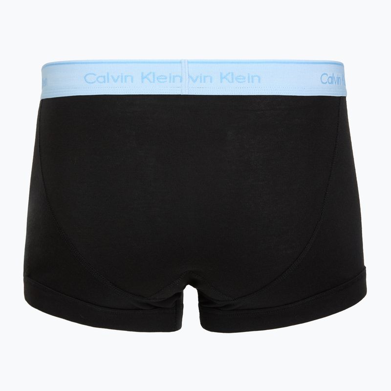 Bokserki Calvin Klein LV00NB1897 Trunk 5 par black bodies w/black/misty grey/purple 3