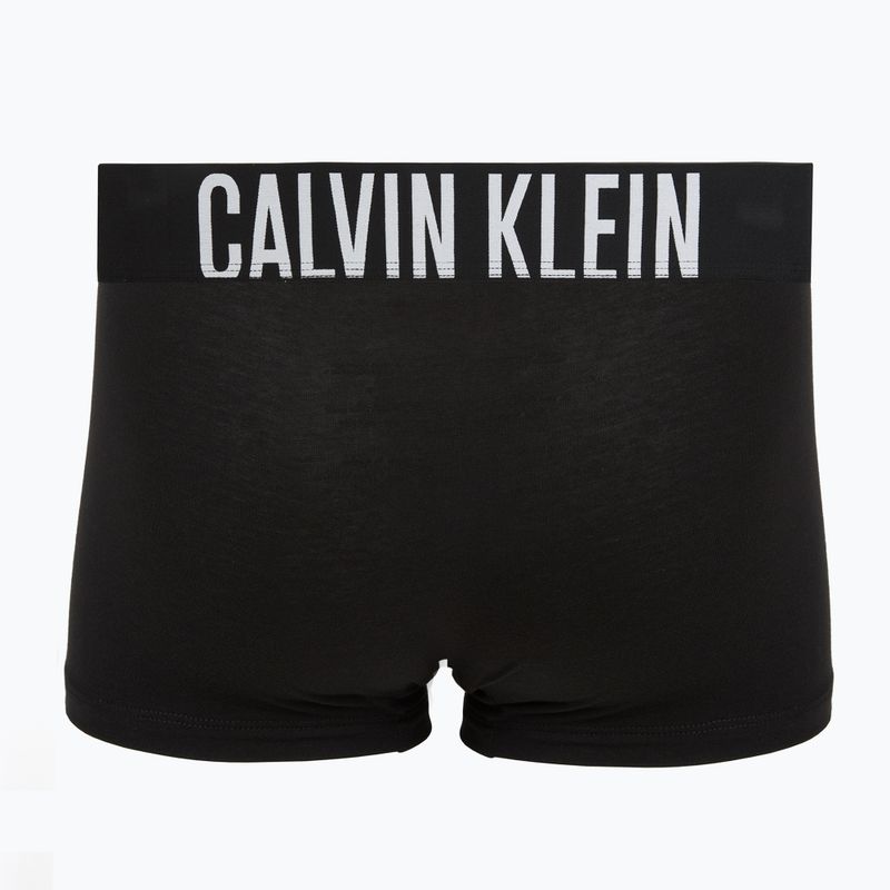 Bokserki męskie Calvin Klein 000NB3608A Trunk 3 pary black w/ harbor mist logo/ black w 4