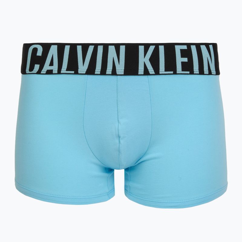 Bokserki męskie Calvin Klein 000NB3608A Trunk 3 pary harbor mist/black/chilly blue 2