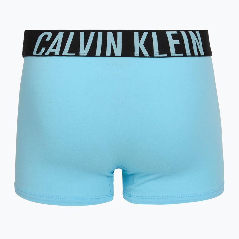 Bokserki męskie Calvin Klein 000NB3608A Trunk 3 pary harbor mist/black/chilly blue 3