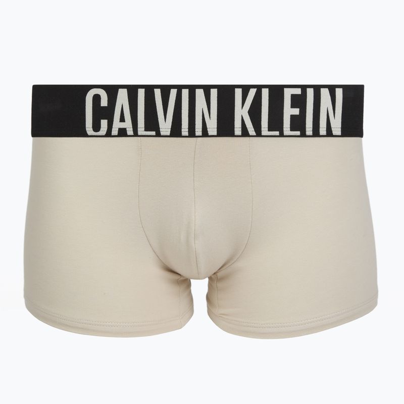 Bokserki męskie Calvin Klein 000NB3608A Trunk 3 pary oatmeal/aged redwood/bright turquoi 2