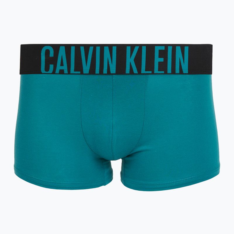 Bokserki męskie Calvin Klein 000NB3608A Trunk 3 pary oatmeal/aged redwood/bright turquoi 3