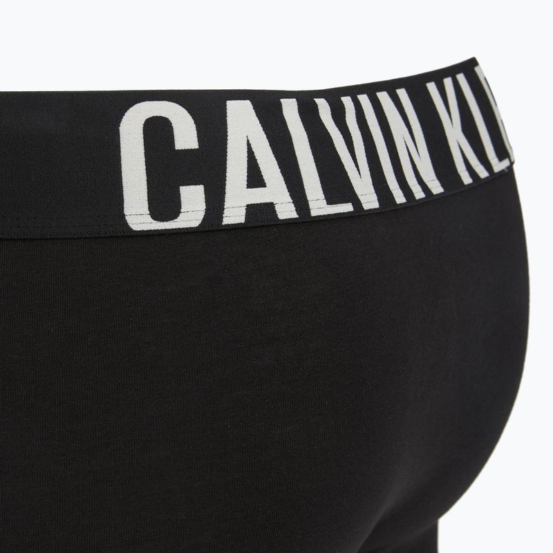 Bokserki męskie Calvin Klein 000NB3608A Trunk 3 pary black w/oatmeal logo/black w/age 6