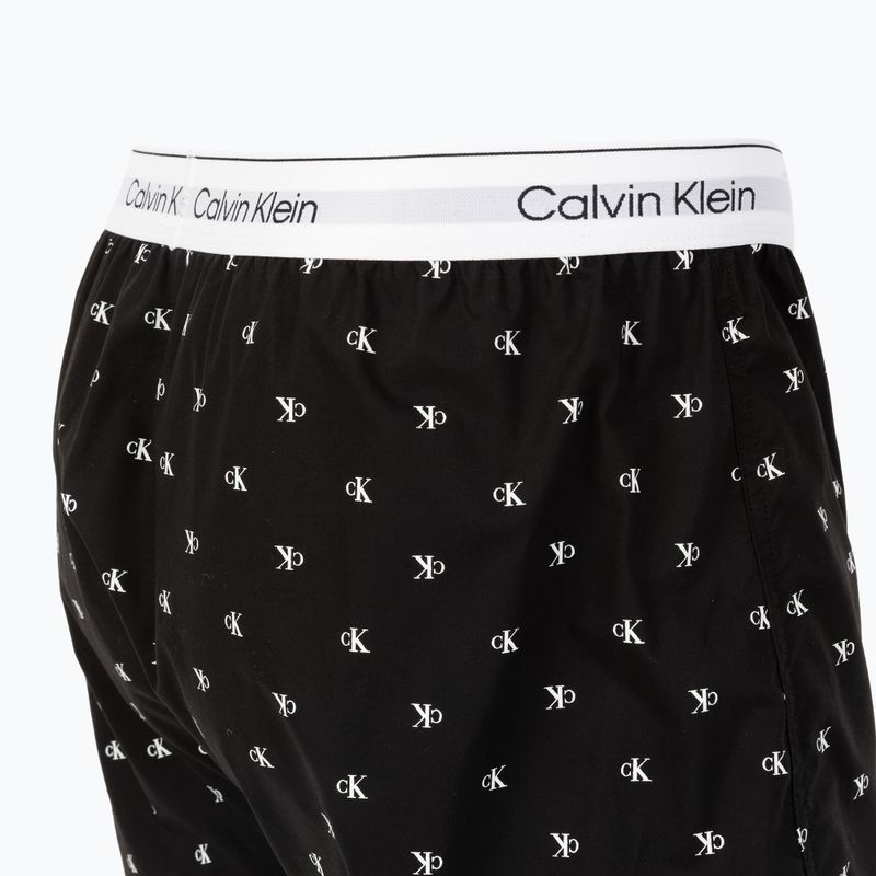 Bokserki Calvin Klein LV00NM2831 Boxer Trad diamond logo black 3