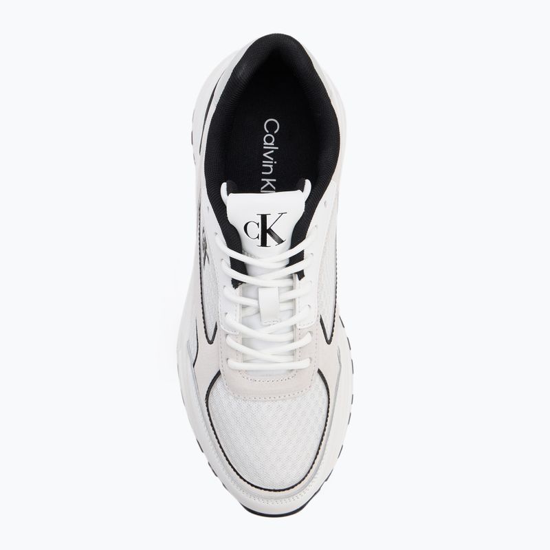 Buty męskie Calvin Klein YM0YM01379 Hike Runner Mesh MIX bright white/black 5